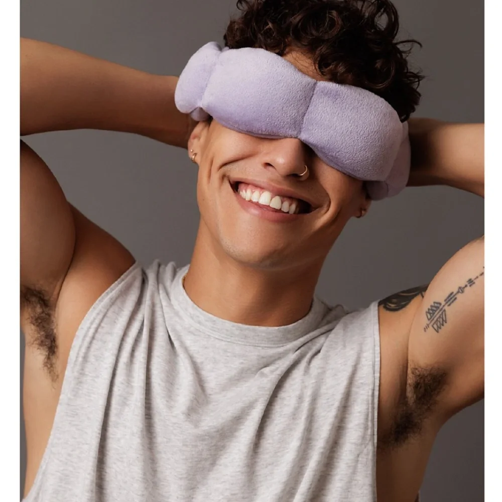 NEW Weighted Eye Mask in Lavender Light-Blocking Better Sleep Never Used